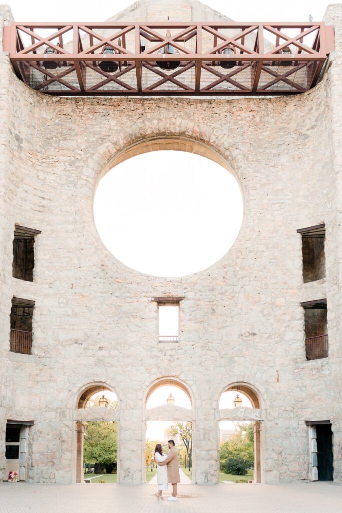 winnipeg-st-boniface-cathedral-ruins-archway-symmetry-couple